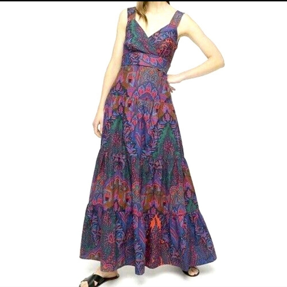 J Crew Ratti Cotton Maxi Dress, NWT sz 6